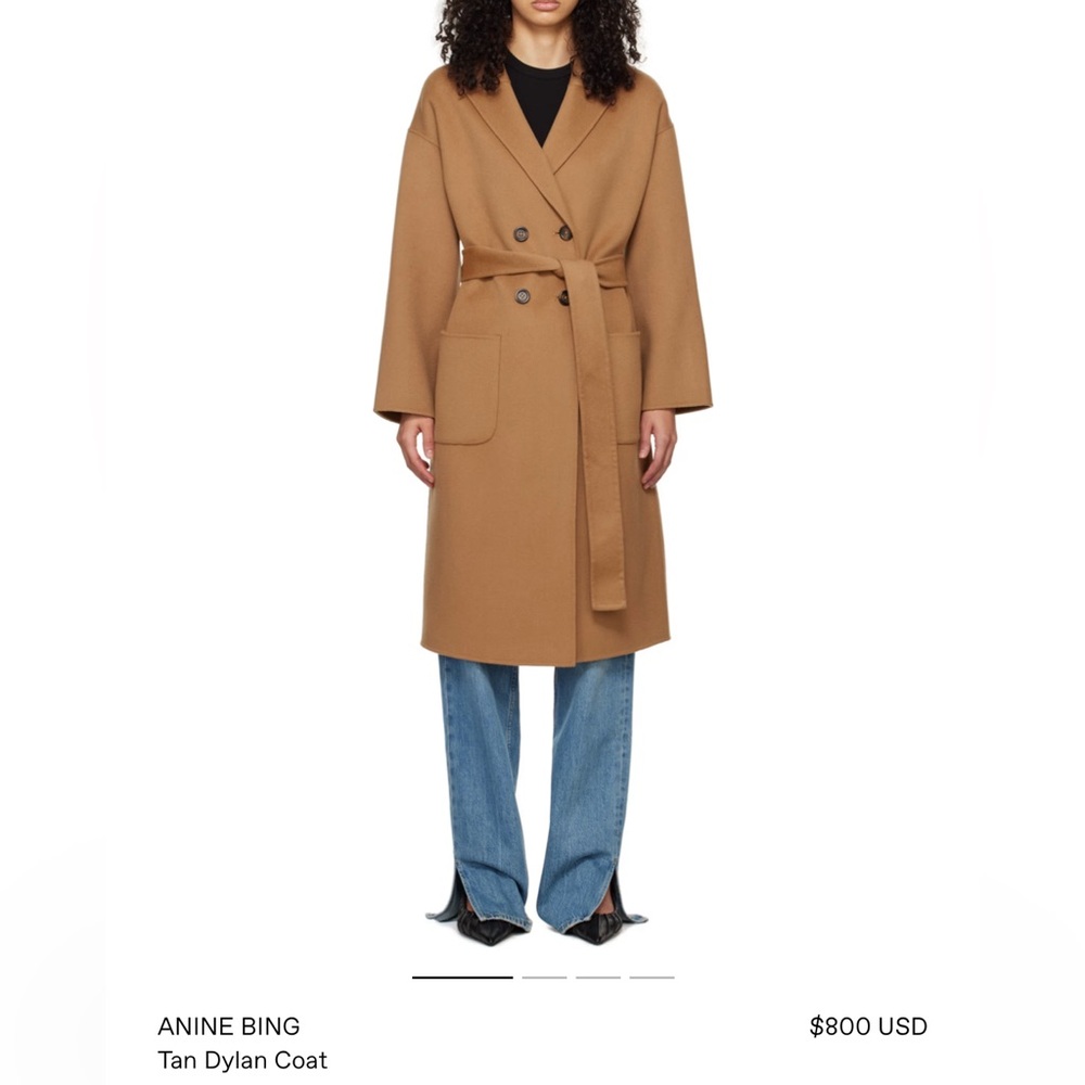 Anine Bing Dylan Cashmere Coat